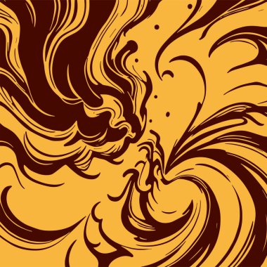 Girdap akış çizgileri olan soyut bir arkaplan. Sanatsal akış çizgileri arka plan sanatı