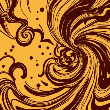 Girdap akış çizgileri olan soyut bir arkaplan. Sanatsal akış çizgileri arka plan sanatı