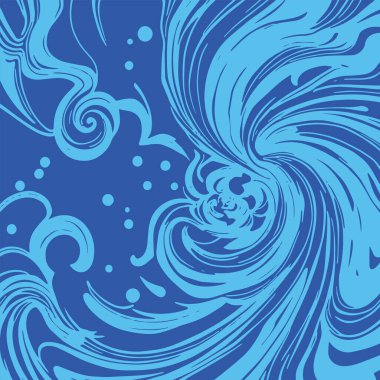 Radyal girdap akış çizgileri olan soyut bir arka plan. Sanatsal akış çizgileri arka plan sanatı