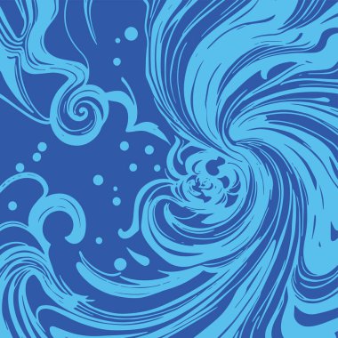 Radyal girdap akış çizgileri olan soyut bir arka plan. Sanatsal akış çizgileri arka plan sanatı