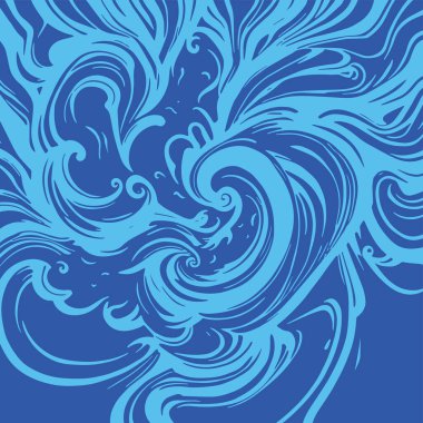 Radyal girdap akış çizgileri olan soyut bir arka plan. Sanatsal akış çizgileri arka plan sanatı