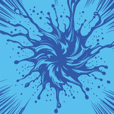 Sıvı veya mürekkep sıçramalarının soyut arkaplanı. Sıvı sıçrama arkaplan sanatı.
