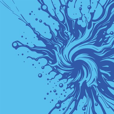 Sıvı veya mürekkep sıçramalarının soyut arkaplanı. Sıvı sıçrama arkaplan sanatı.