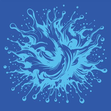 Sıvı veya mürekkep sıçramalarının soyut arkaplanı. Sıvı sıçrama arkaplan sanatı.