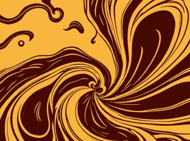 Radyal girdap akış çizgileri olan soyut bir arka plan. Sanatsal akış çizgileri arka plan sanatı