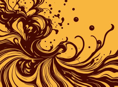 Radyal girdap akış çizgileri olan soyut bir arka plan. Sanatsal akış çizgileri arka plan sanatı