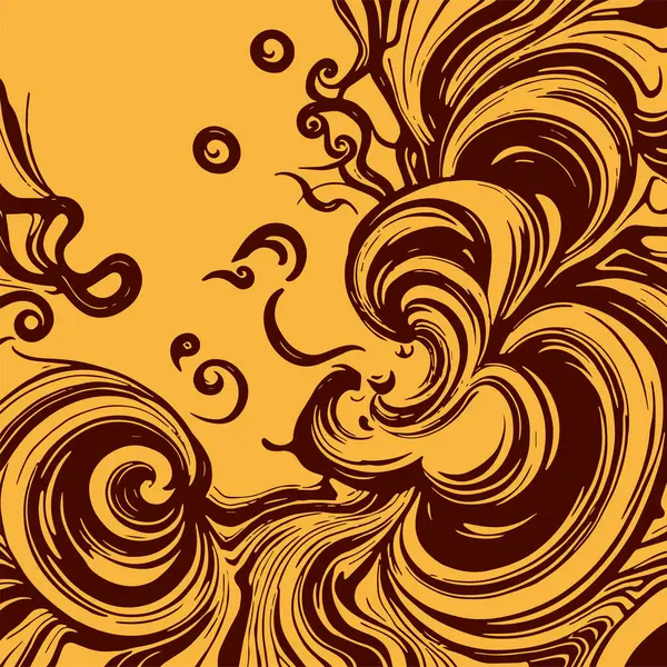 Girdap akış çizgileri olan soyut bir arkaplan. Sanatsal akış çizgileri arka plan sanatı