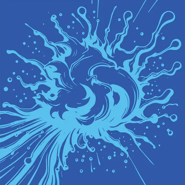 Sıvı veya mürekkep sıçramalarının soyut arkaplanı. Sıvı sıçrama arkaplan sanatı.