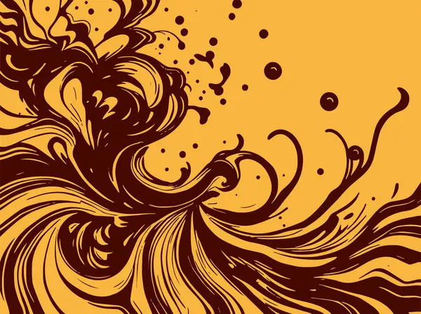 Radyal girdap akış çizgileri olan soyut bir arka plan. Sanatsal akış çizgileri arka plan sanatı