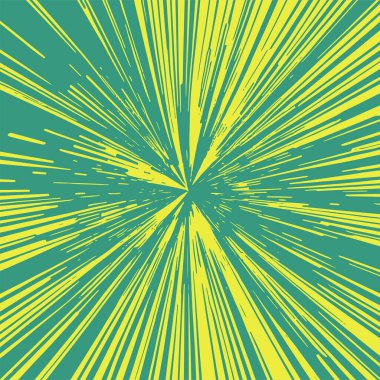 Pop sanat veya retro temalı illüstrasyon için hareket çizgisi arkaplan illüstrasyonu.