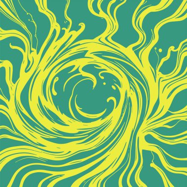 Radyal girdap akış çizgileri olan soyut bir arka plan. Sanatsal akış çizgileri arka plan sanatı