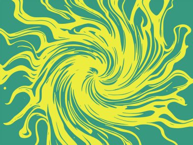 Radyal girdap akış çizgileri olan soyut bir arka plan. Sanatsal akış çizgileri arka plan sanatı