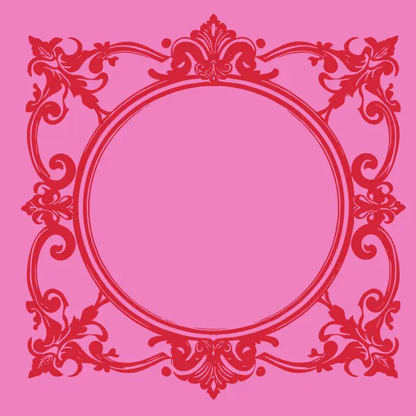 Dekoratif çiçek ve yaprak kıvrımları kabartma çerçeve çizimi. Dekoratif çiçek ve kıvrımların sınır veya arkaplan sanatı oyulmuş süslemeler.