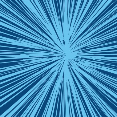 Pop sanat veya retro temalı illüstrasyon için hareket çizgisi arkaplan illüstrasyonu.