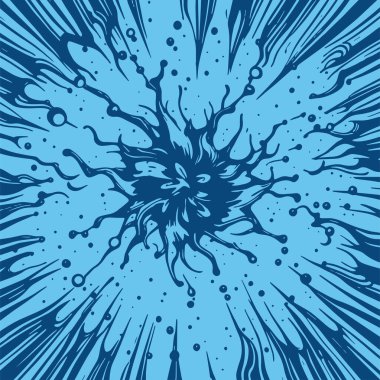 Sıvı veya mürekkep sıçramalarının soyut arkaplanı. Sıvı sıçrama arkaplan sanatı.