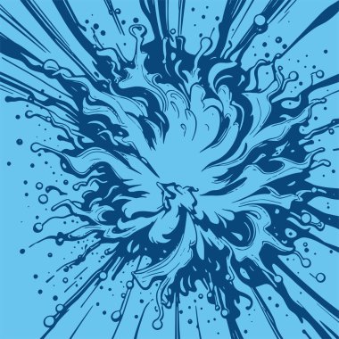 Radyal girdap akış çizgileri olan soyut bir arka plan. Sanatsal akış çizgileri arka plan sanatı