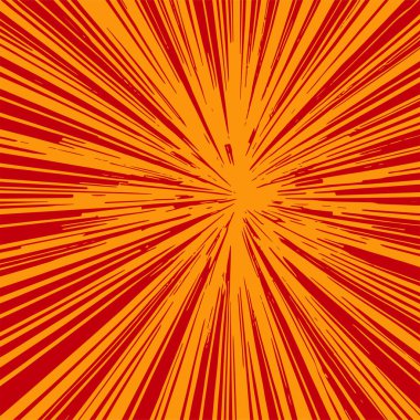 Pop sanat veya retro temalı illüstrasyon için hareket çizgisi arkaplan illüstrasyonu.