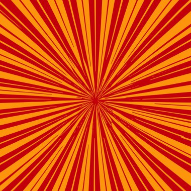 Pop sanat veya retro temalı illüstrasyon için hareket çizgisi arkaplan illüstrasyonu.