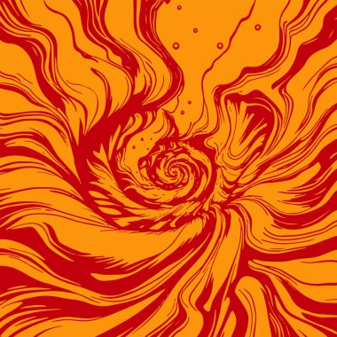 Radyal girdap akış çizgileri olan soyut bir arka plan. Sanatsal akış çizgileri arka plan sanatı