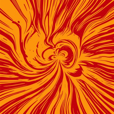 Radyal girdap akış çizgileri olan soyut bir arka plan. Sanatsal akış çizgileri arka plan sanatı