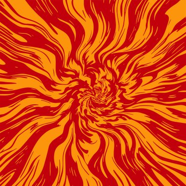 Radyal girdap akış çizgileri olan soyut bir arka plan. Sanatsal akış çizgileri arka plan sanatı