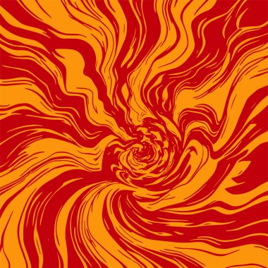 Radyal girdap akış çizgileri olan soyut bir arka plan. Sanatsal akış çizgileri arka plan sanatı