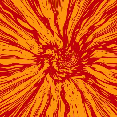 Radyal girdap akış çizgileri olan soyut bir arka plan. Sanatsal akış çizgileri arka plan sanatı