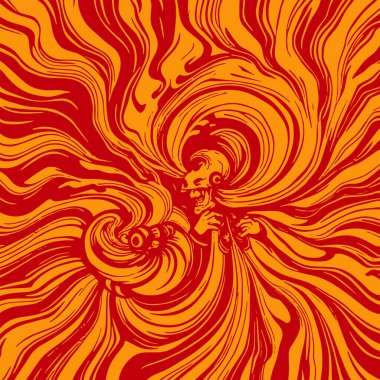 Radyal girdap akış çizgileri olan soyut bir arka plan. Sanatsal akış çizgileri arka plan sanatı