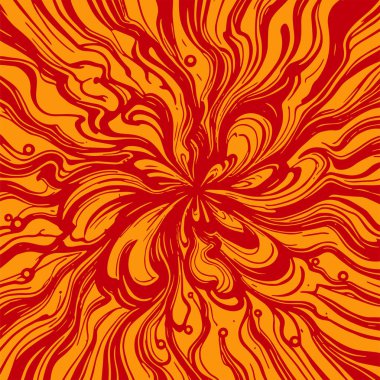 Radyal girdap akış çizgileri olan soyut bir arka plan. Sanatsal akış çizgileri arka plan sanatı