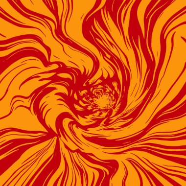 Radyal girdap akış çizgileri olan soyut bir arka plan. Sanatsal akış çizgileri arka plan sanatı