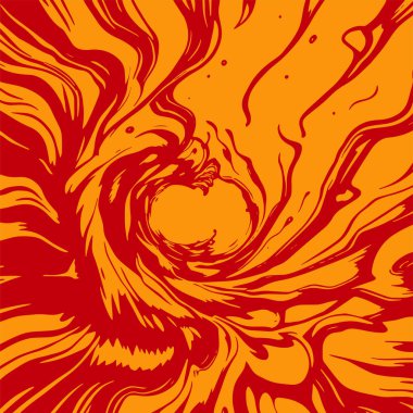 Radyal girdap akış çizgileri olan soyut bir arka plan. Sanatsal akış çizgileri arka plan sanatı