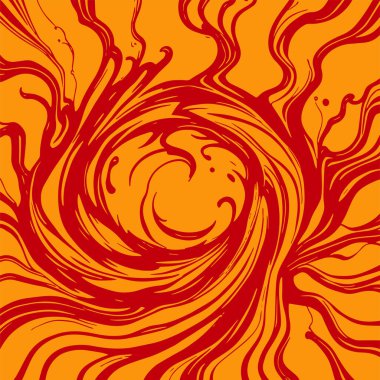 Radyal girdap akış çizgileri olan soyut bir arka plan. Sanatsal akış çizgileri arka plan sanatı