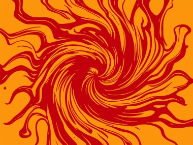 Radyal girdap akış çizgileri olan soyut bir arka plan. Sanatsal akış çizgileri arka plan sanatı