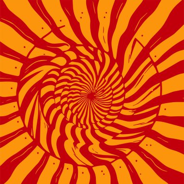 Radyal girdap akış çizgileri olan soyut bir arka plan. Sanatsal akış çizgileri arka plan sanatı