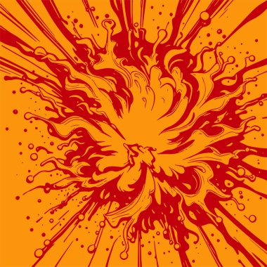 Radyal girdap akış çizgileri olan soyut bir arka plan. Sanatsal akış çizgileri arka plan sanatı