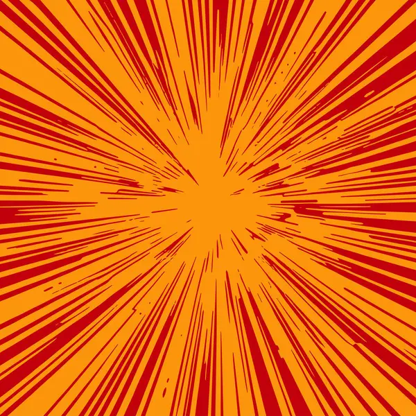 Pop sanat veya retro temalı illüstrasyon için hareket çizgisi arkaplan illüstrasyonu.