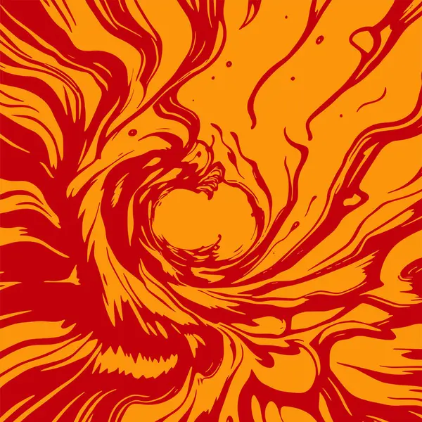 Radyal girdap akış çizgileri olan soyut bir arka plan. Sanatsal akış çizgileri arka plan sanatı