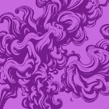 Girdap akış çizgileri olan soyut bir arkaplan. Duman arkaplan sanatının sanatsal akış vuruşları