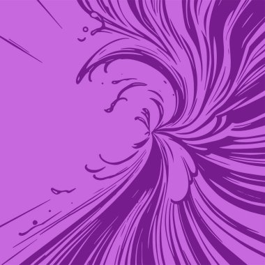 Radyal girdap akış çizgileri olan soyut bir arka plan. Sanatsal akış çizgileri arka plan sanatı