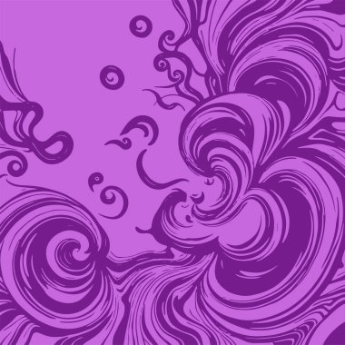 Radyal girdap akış çizgileri olan soyut bir arka plan. Sanatsal akış çizgileri arka plan sanatı