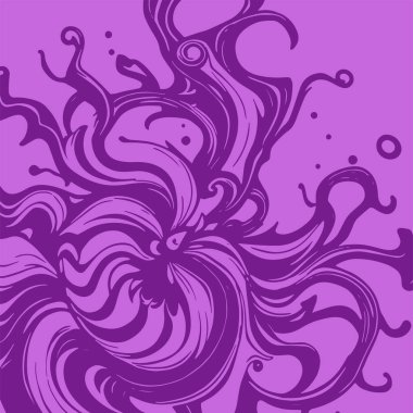 Radyal girdap akış çizgileri olan soyut bir arka plan. Sanatsal akış çizgileri arka plan sanatı