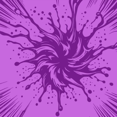 Sıvı veya mürekkep sıçramalarının soyut arkaplanı. Sıvı sıçrama arkaplan sanatı.
