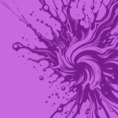 Sıvı veya mürekkep sıçramalarının soyut arkaplanı. Sıvı sıçrama arkaplan sanatı.