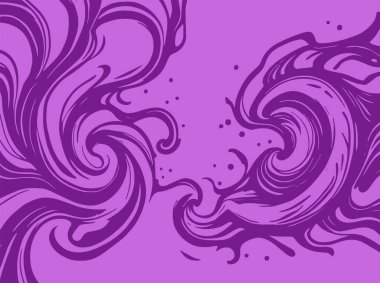 Radyal girdap akış çizgileri olan soyut bir arka plan. Sanatsal akış çizgileri arka plan sanatı