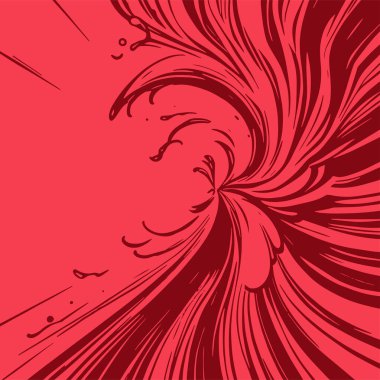 Radyal girdap akış çizgileri olan soyut bir arka plan. Sanatsal akış çizgileri arka plan sanatı