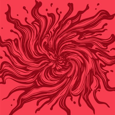 Radyal girdap akış çizgileri olan soyut bir arka plan. Sanatsal akış çizgileri arka plan sanatı