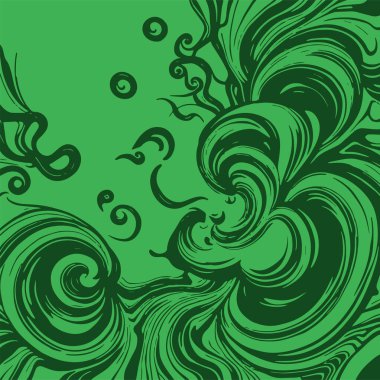 Radyal girdap akış çizgileri olan soyut bir arka plan. Sanatsal akış çizgileri arka plan sanatı