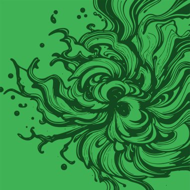 Radyal girdap akış çizgileri olan soyut bir arka plan. Sanatsal akış çizgileri arka plan sanatı