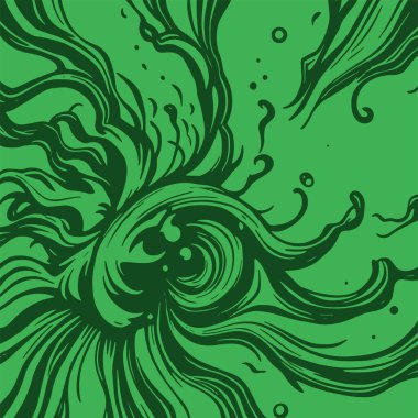 Radyal girdap akış çizgileri olan soyut bir arka plan. Sanatsal akış çizgileri arka plan sanatı