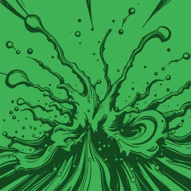 Sıvı veya mürekkep sıçramalarının soyut arkaplanı. Sıvı sıçrama arkaplan sanatı.
